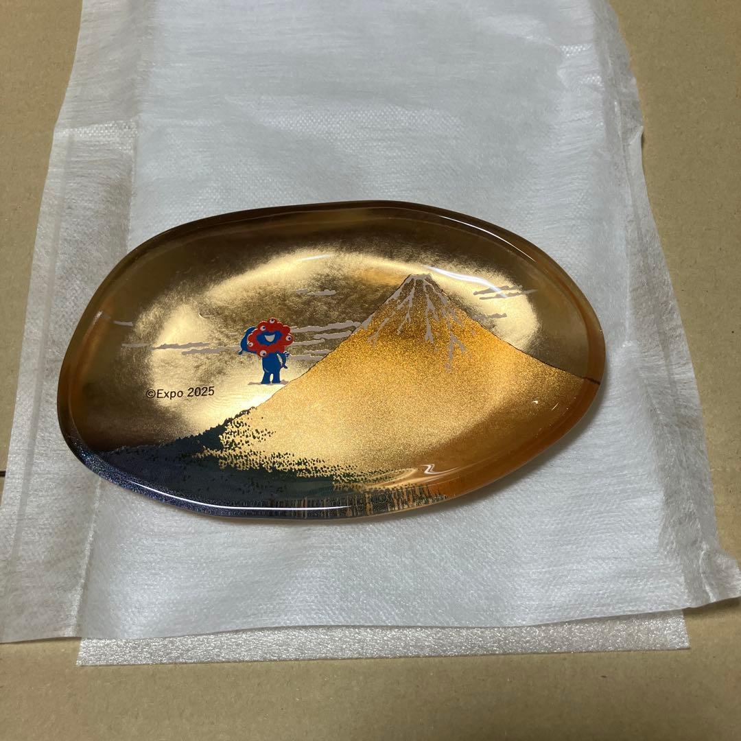 ミャクミャク 箔一 ガラストレー 赤富士 関西万博 オフィシャルストア
