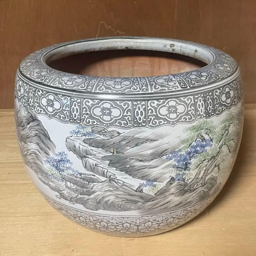 半銅火鉢 手あぶり 炉 共箱 炭 灰入り 共箱 明治 名家 蔵出し初荷