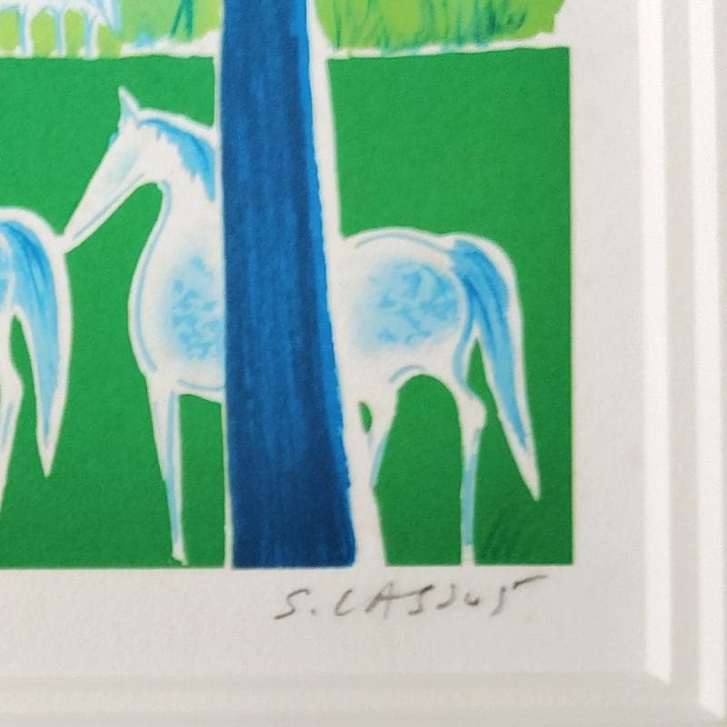 ☆セルジュ・ラシス☆「馬シリーズ」リトグラフ E.A ☆セルジュ