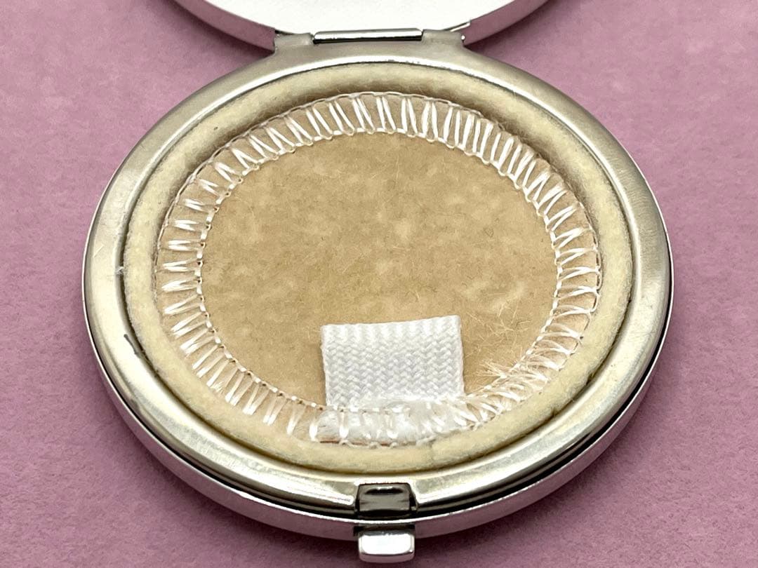 h129 希少　ティファニー　化粧ミラー　鏡　コンパクトミラー　メイク道具