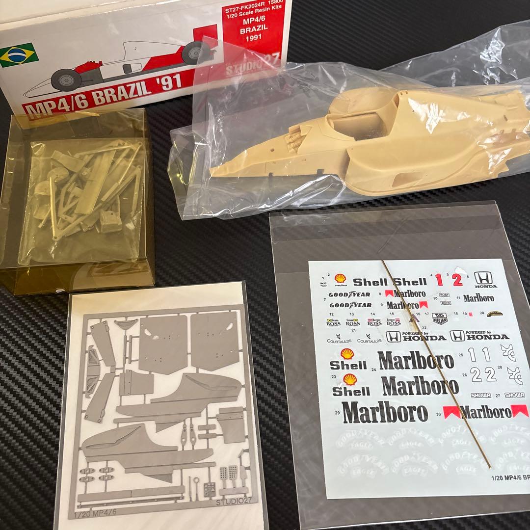 【アイルトン・セナ】1/20マクラーレンホンダMP4/6 '91 ブラジルGP