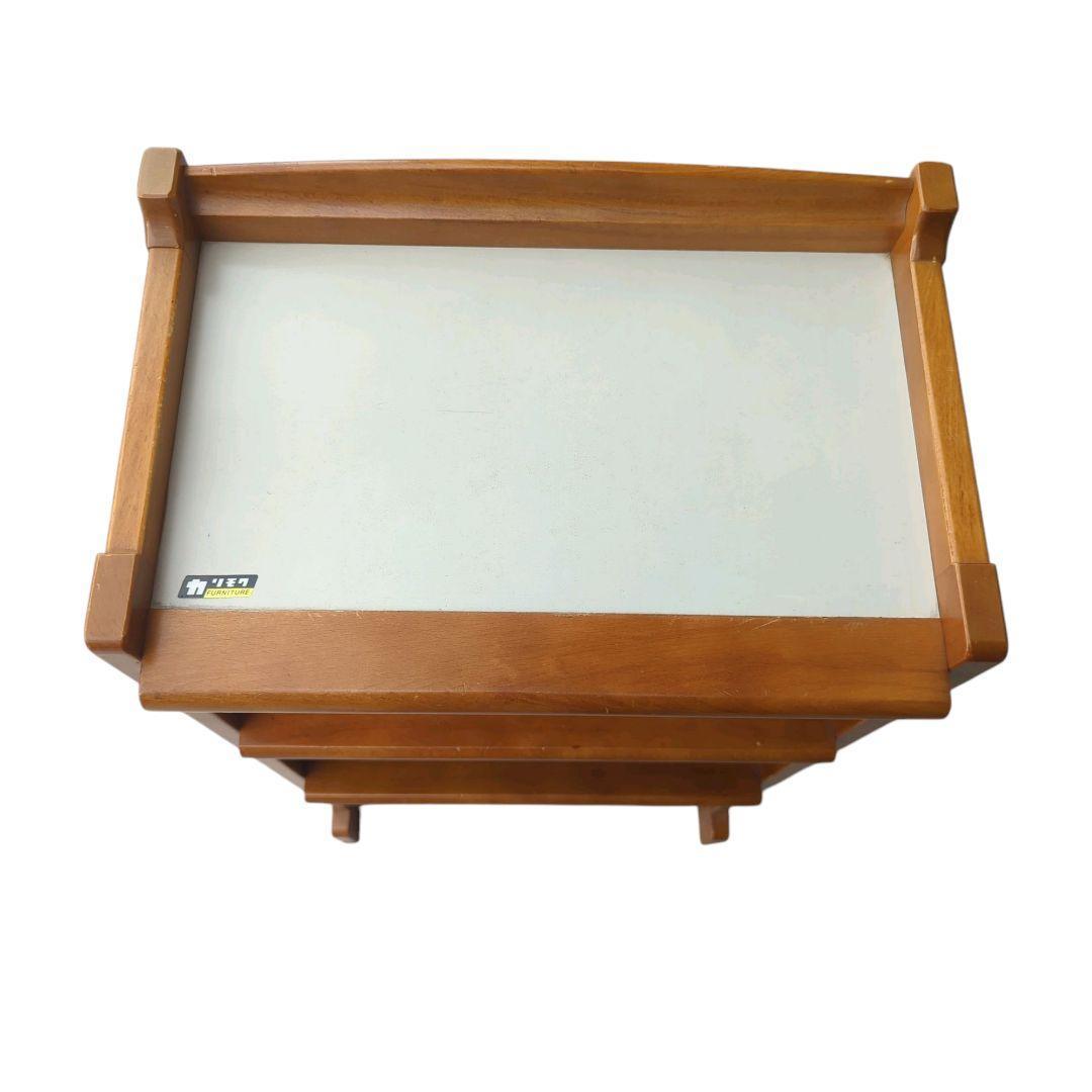 希少品】karimoku オールドカリモク 昭和レトロ 電話台 チェスト