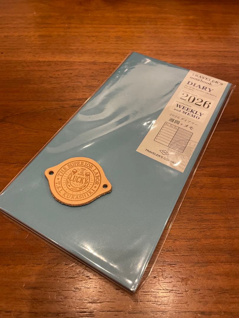 TSL倉敷限定・干支レザータグ&ノート2冊 2026年 TSL倉敷限定 干支タグ