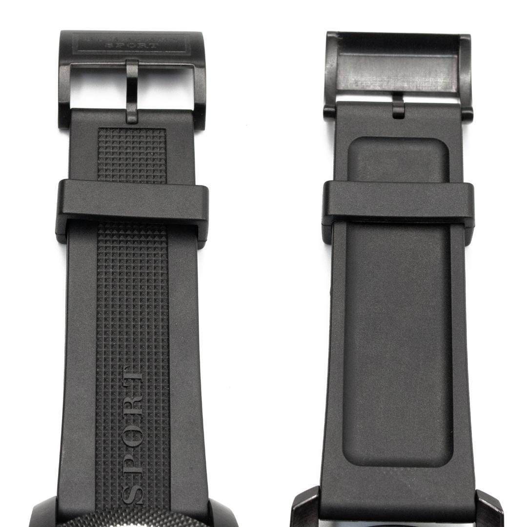 バーバリー 腕時計 クオーツ スポーツ BU7704 黒 赤 メンズ 海外モデル