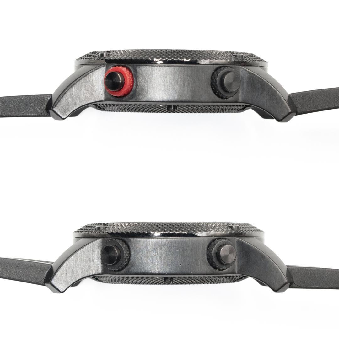 バーバリー 腕時計 クオーツ スポーツ BU7704 黒 赤 メンズ 海外モデル