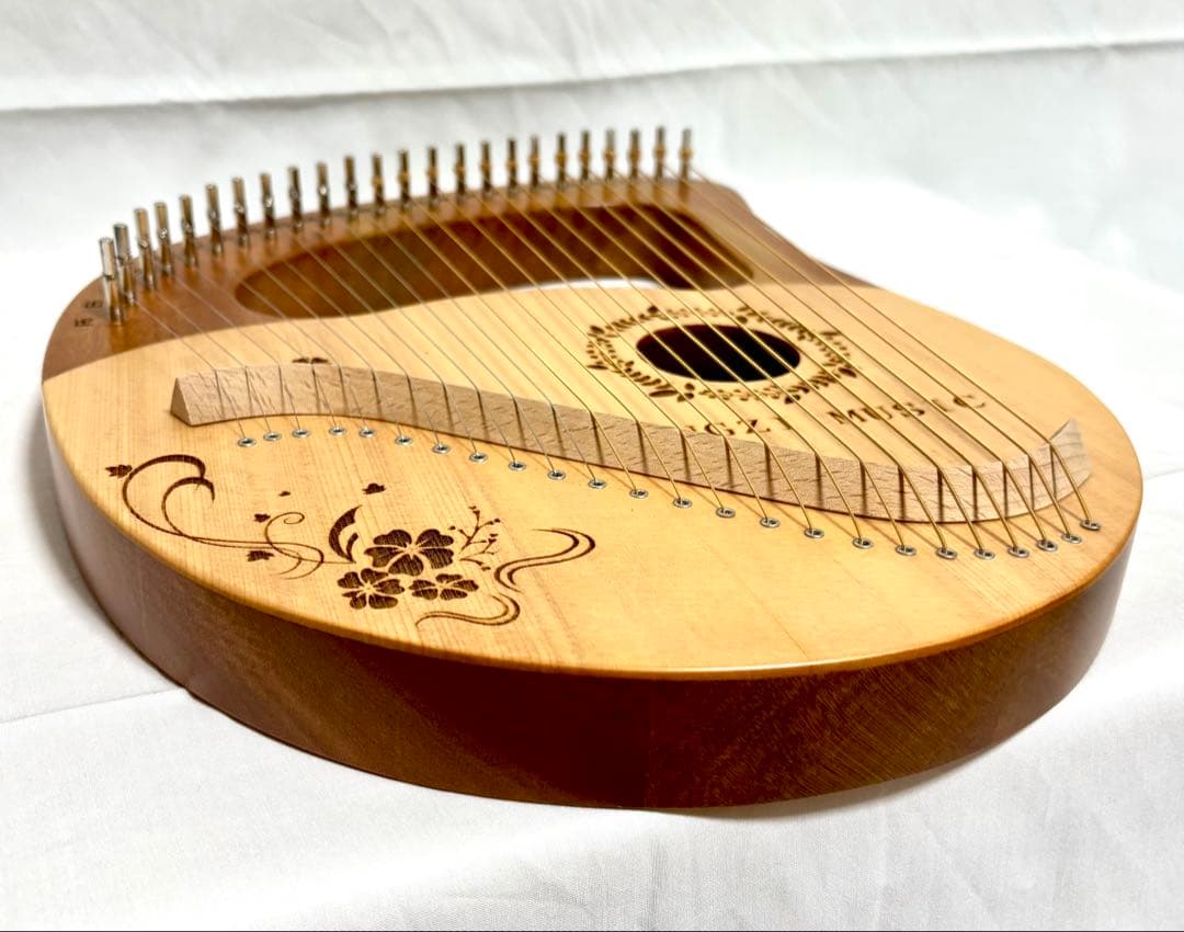 【美品】JINGZI MUSIC ライアーハープ 24弦 ミニハープ