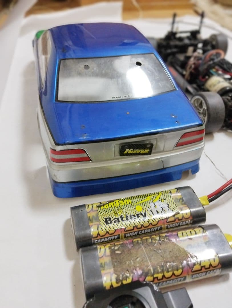 フルセット チェイサー TT-01 タミヤ まとめ　スイッチ故障あり