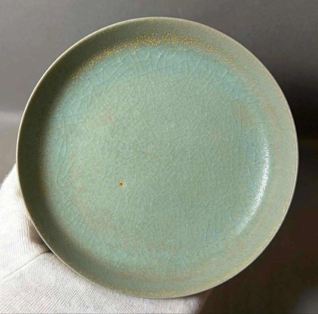 中国 平丸形洗筆(皿)　f2260107