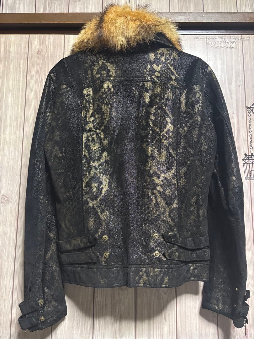 トルネードマート パイソン レザージャケット 蛇 00s y2k archive