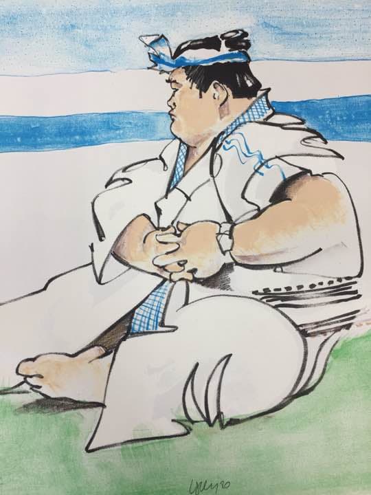 ☆D3☆松岡リン アーカイバル インクジェットプリント 限定100部「岩