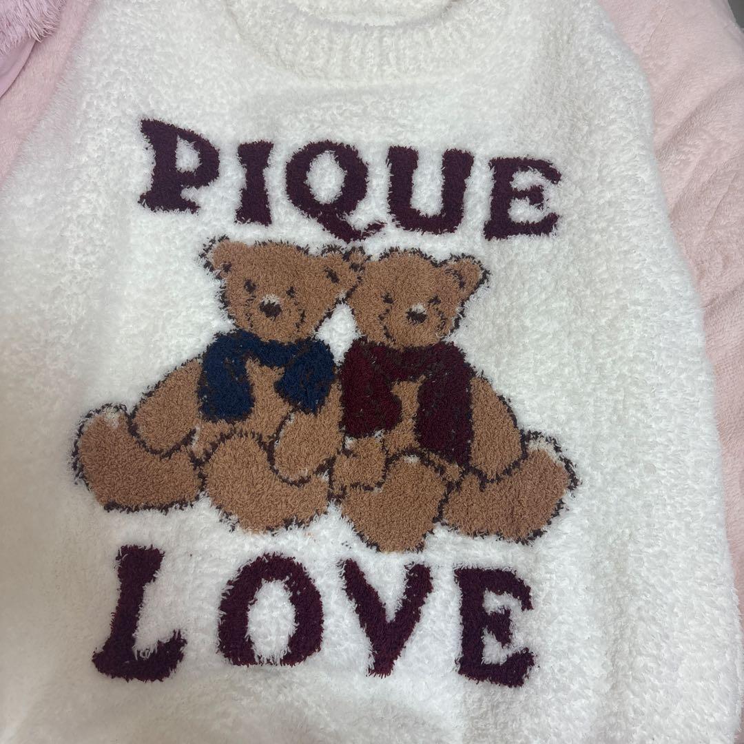 新品ジェラートピケ　ホリデーベア　ジャガードプルオーバー&ロングパンツ