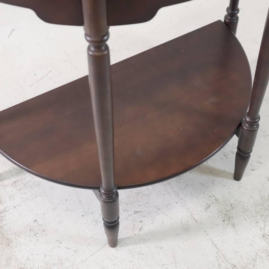 カリモク家具 ハーフムーン コンソール サイドテーブル 花台 飾り台