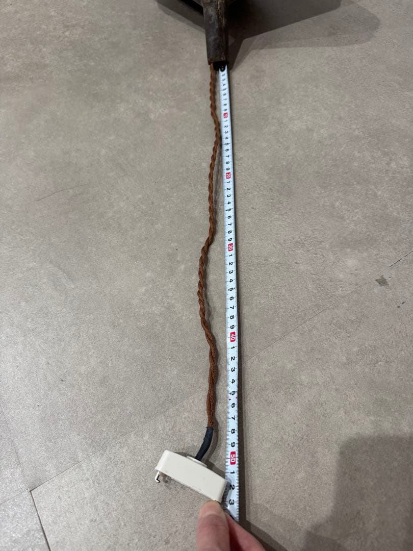 大きなブリキシェードのペンダントライト 古道具 照明 リメイク ブロカント