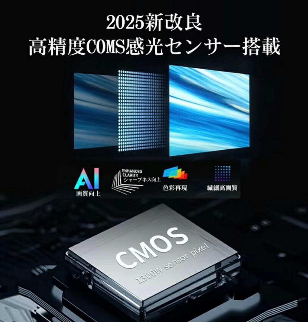 4Kビデオカメラ 4800万画素 2025年モデル　新品未使用