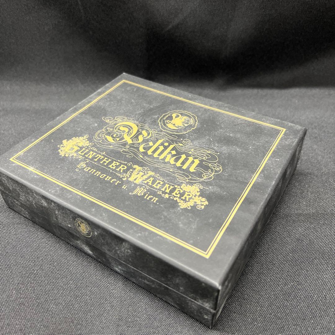 B2【used】ペリカン 万年筆 GV300 アンバー インクセット