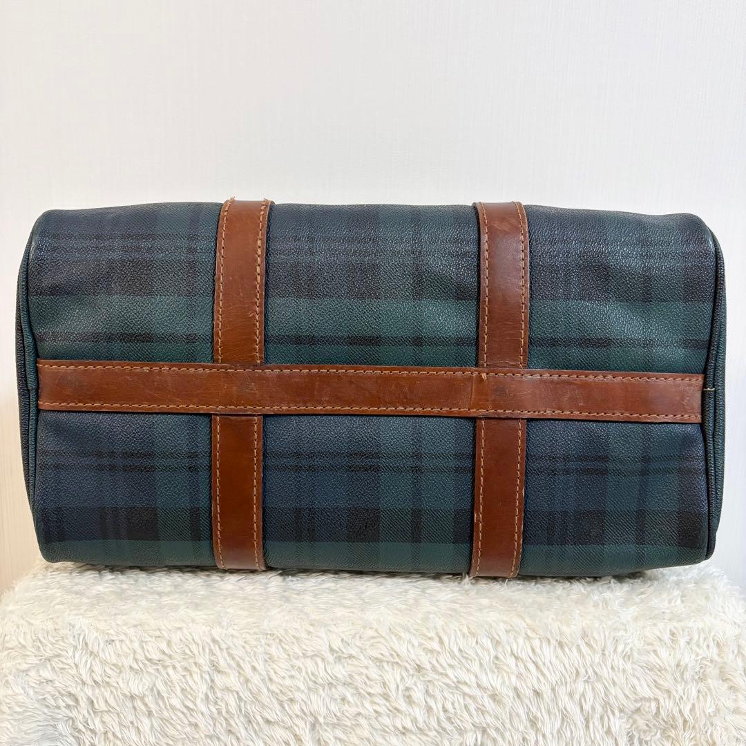 美品　ポロラルフローレン　ボストンバッグ　ミニ ブラックウォッチ　チェック　希少