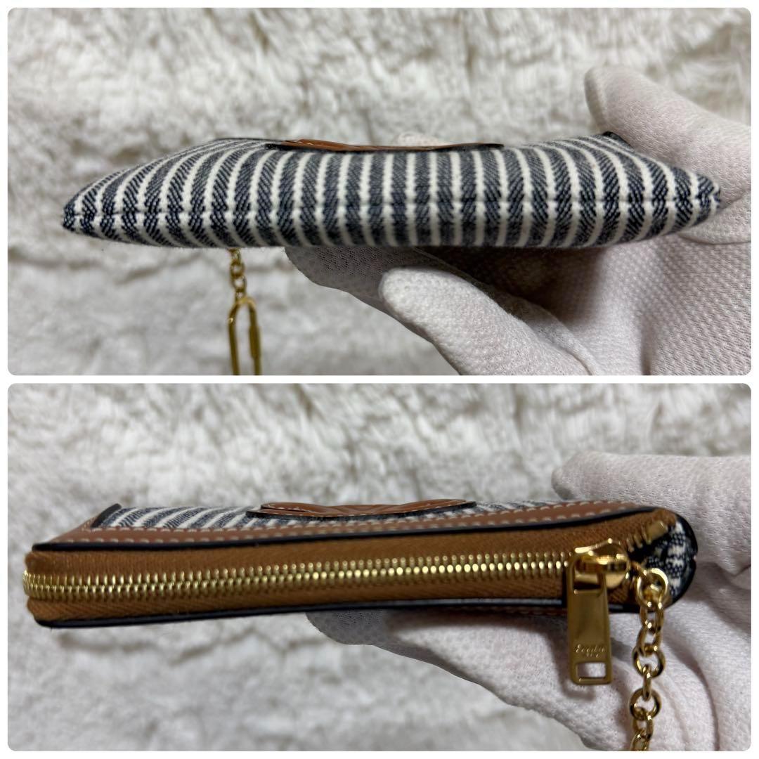 【未使用】セリーヌ　デニム　&カードポーチ　キーリング付き