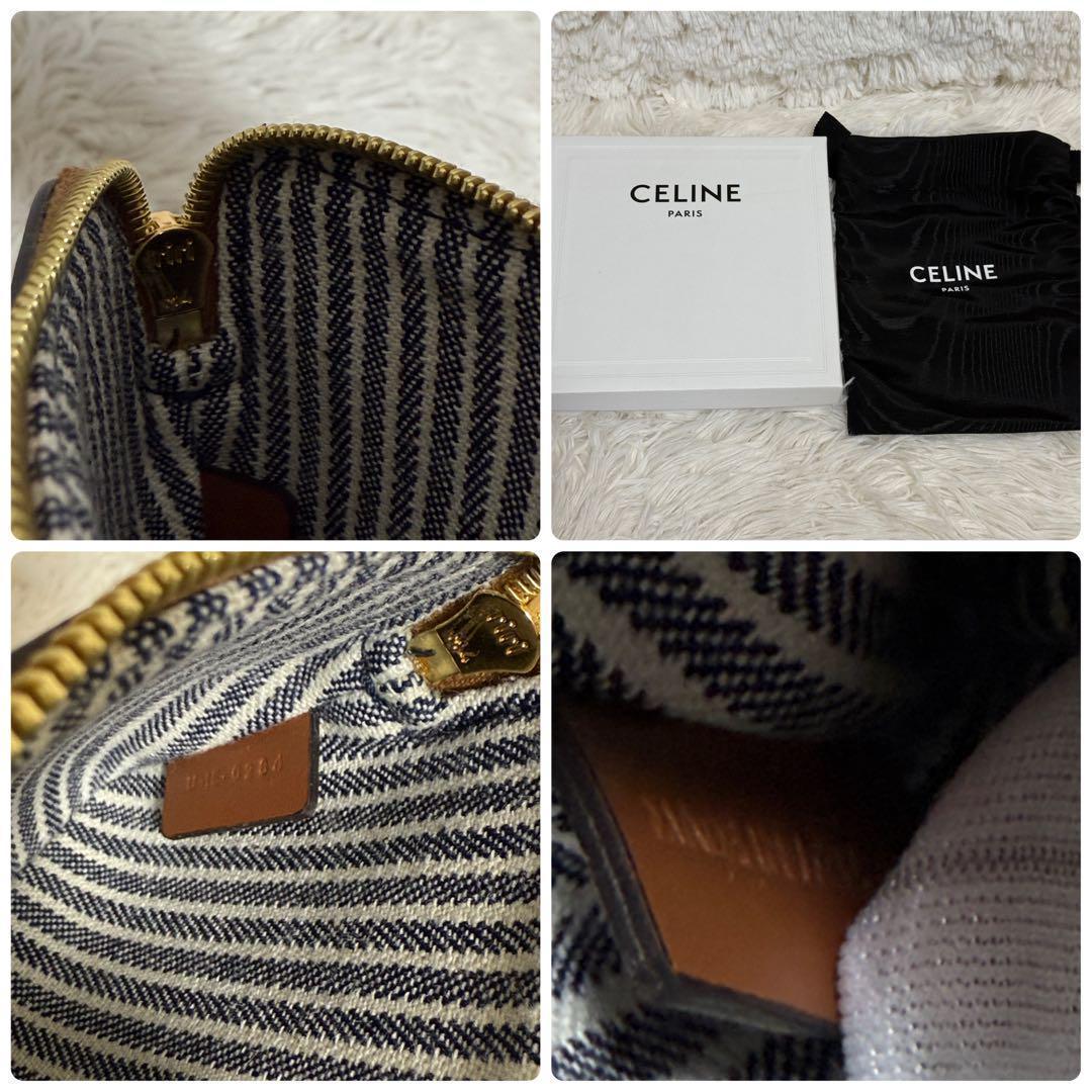 【未使用】セリーヌ　デニム　&カードポーチ　キーリング付き