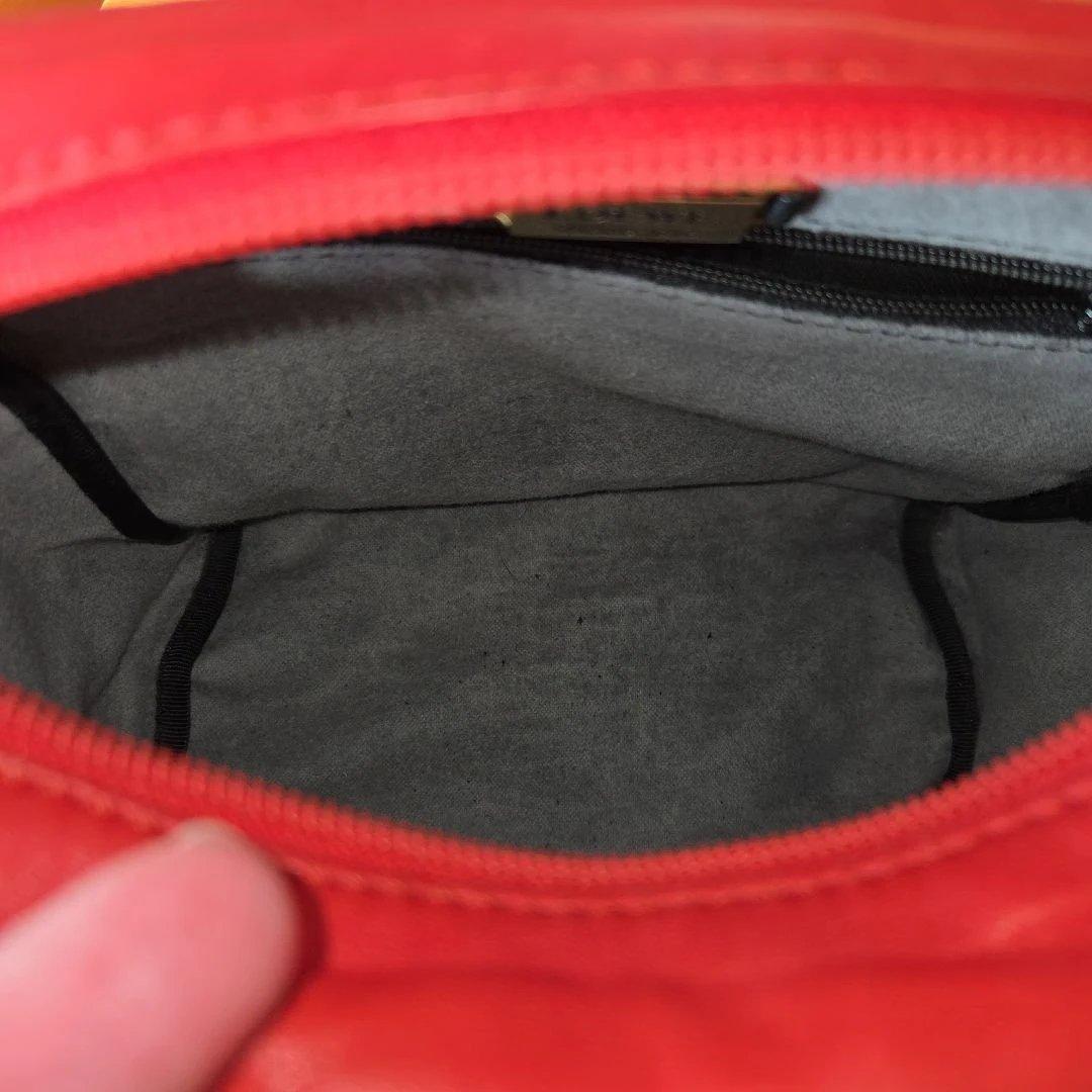 n*8様 オールドLOEWE 　斜め掛け　ナッパレザー　レッド レザー ショルダ