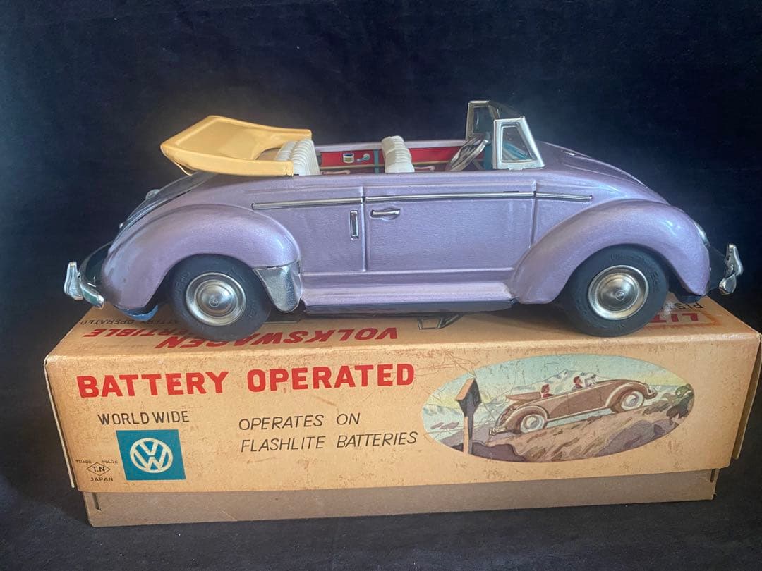 ⭐️ 野村トーイのフォルクスワーゲン コンバーチブル/パープルカラー/電動式