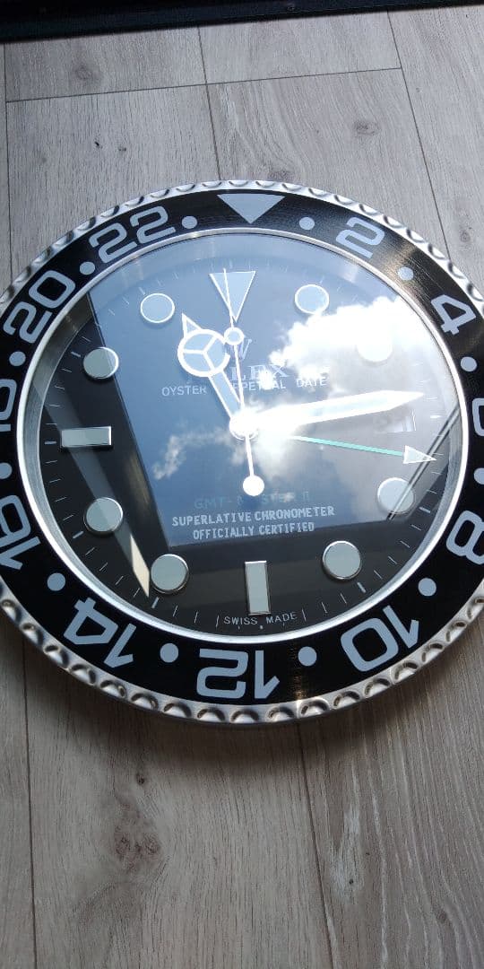 ロレックス　gmtマスター　風　壁掛け時計　美品　デイトナ