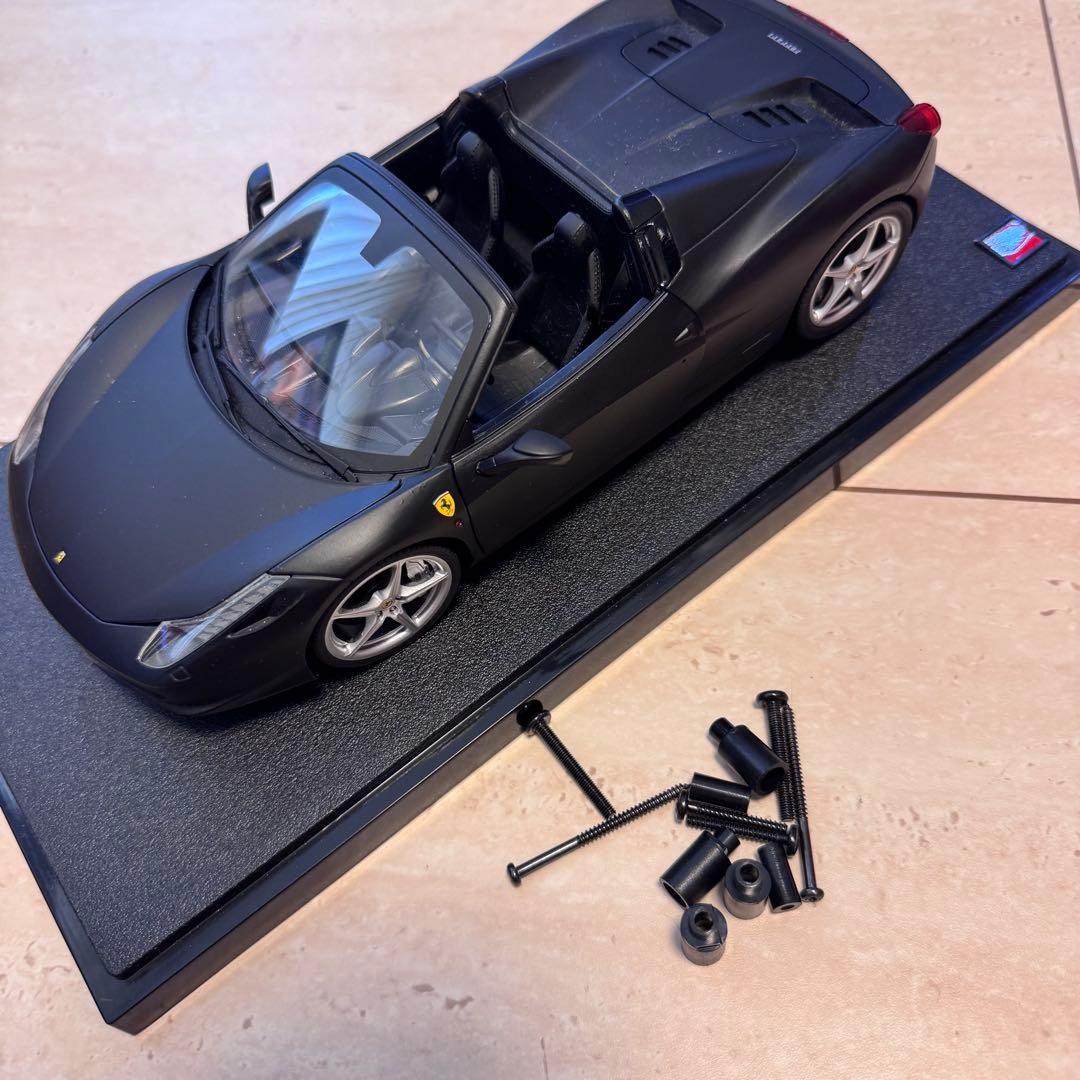 Ferrari 458 Spider ブラック 1/18