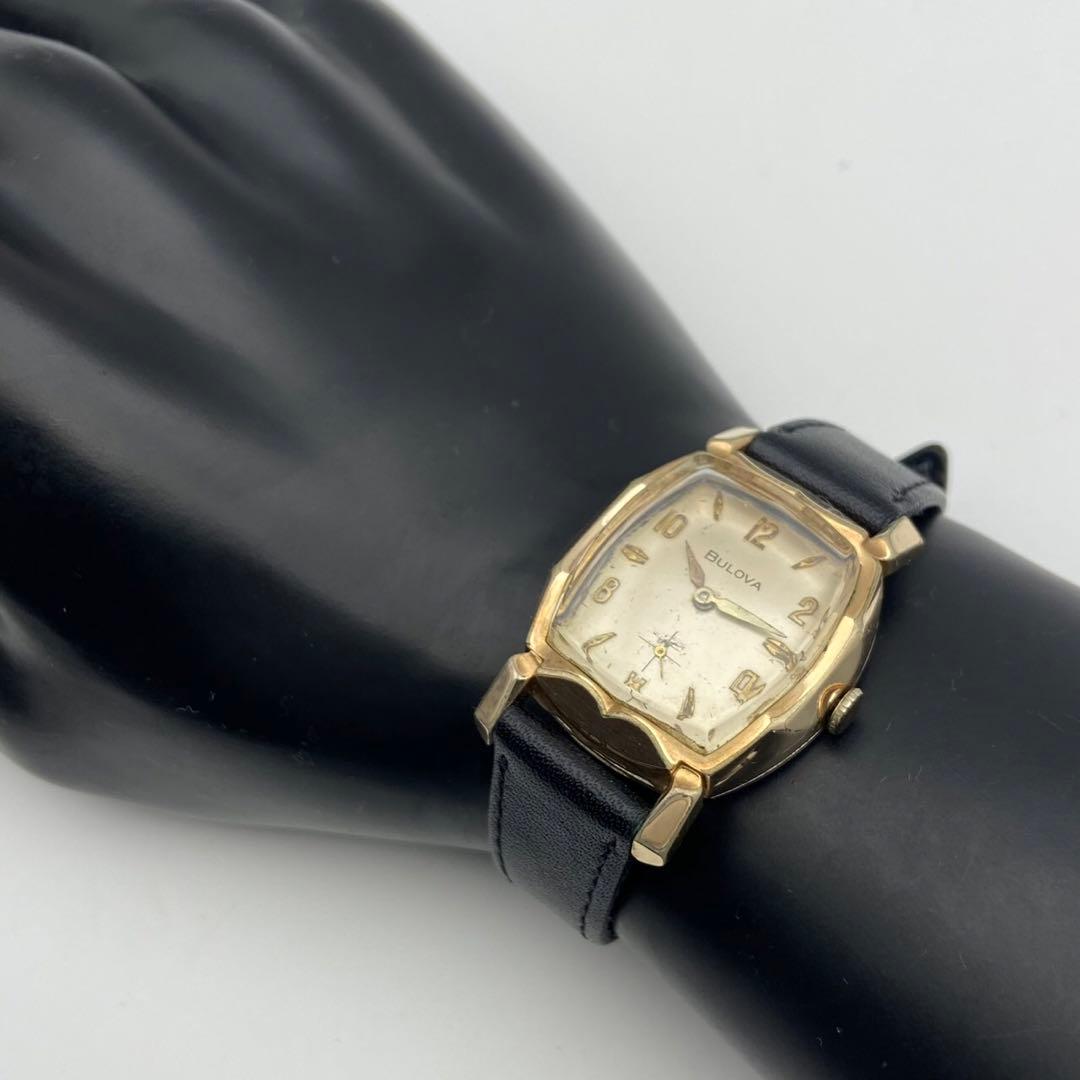 【稼働品】ブローバ 手巻き　腕時計 A577744 アンティーク　ヴィンテージ