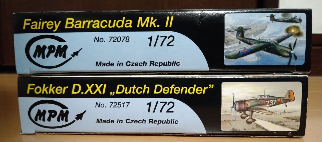 1/72 MPM フェアリー バラクーダ ＆ フォッカー D.21 - メルカリ