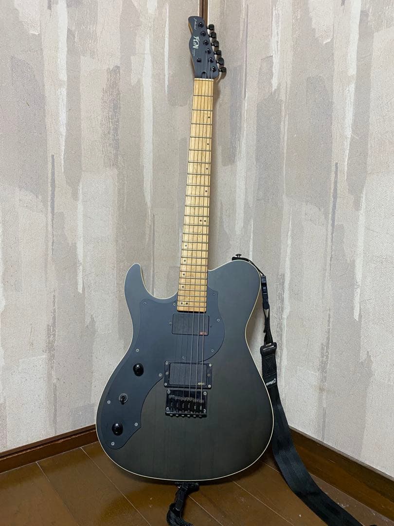 FGN ブラック エレキギター フジゲン 左利き レフティ