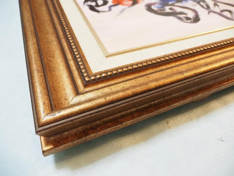 油絵　静物画　岡本太郎　斉唱　F６号　額付き　手描き　肉筆