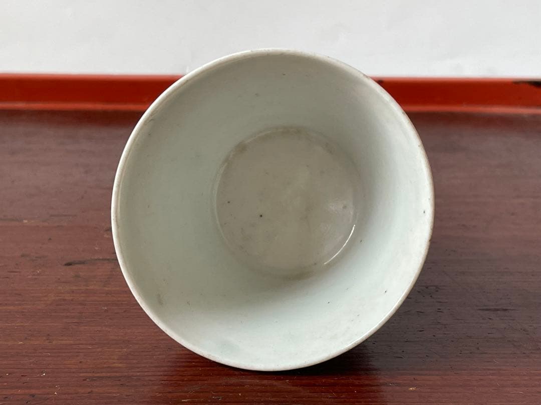 骨董　アンティーク　白磁　蕎麦猪口　古伊万里　白磁蕎麦猪口