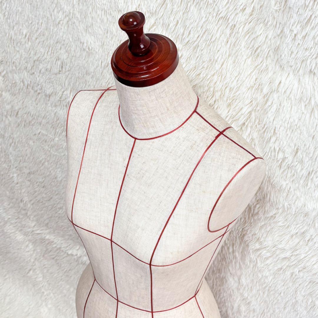 パールイデア 全身トルソー マネキン 女性 ホワイトマネキン 土台付き