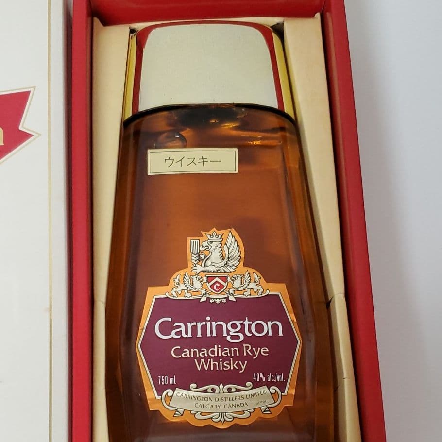 Carrington」 カナディアン 1986年 40％ 750ml 割引 貴重Carrington