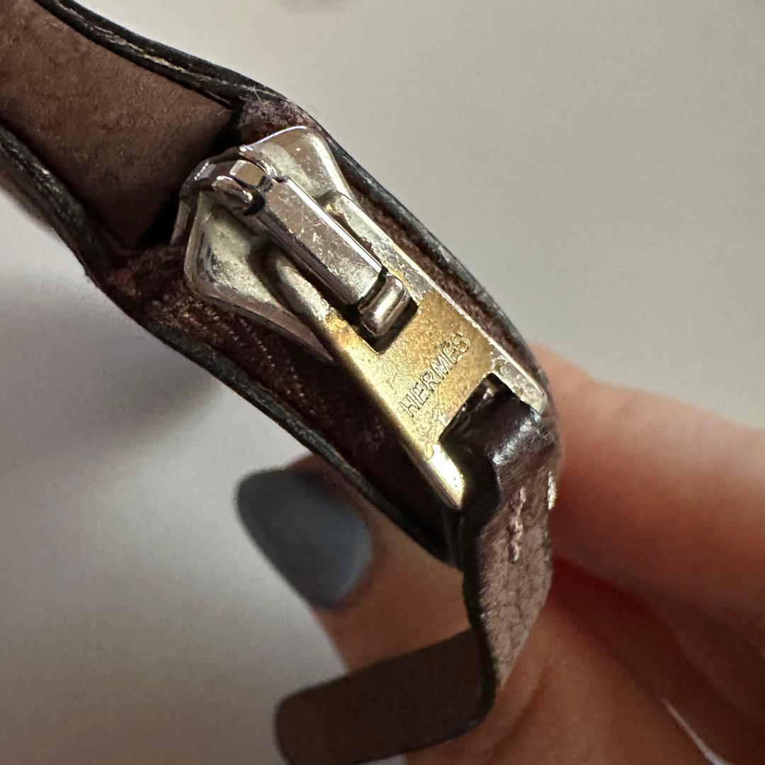 エルメス アニマル サル レザー ブラウン ケース 猿 モンキー