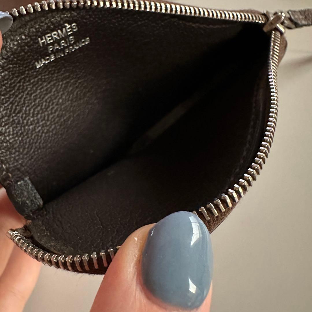 エルメス アニマル サル レザー ブラウン ケース 猿 モンキー