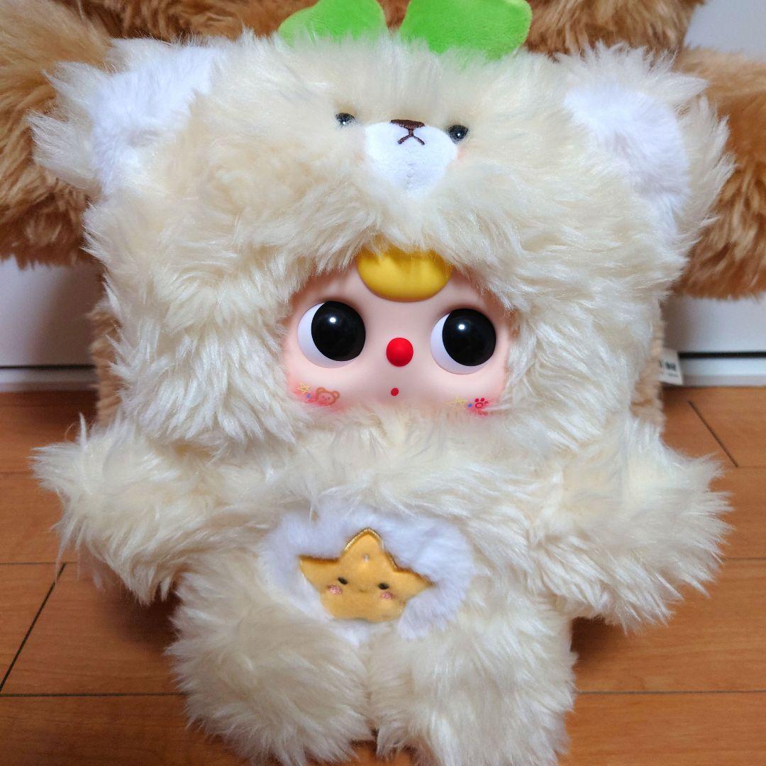 25日まで限定価格！　Babythree　1000%　茶色　くま親子　レア目