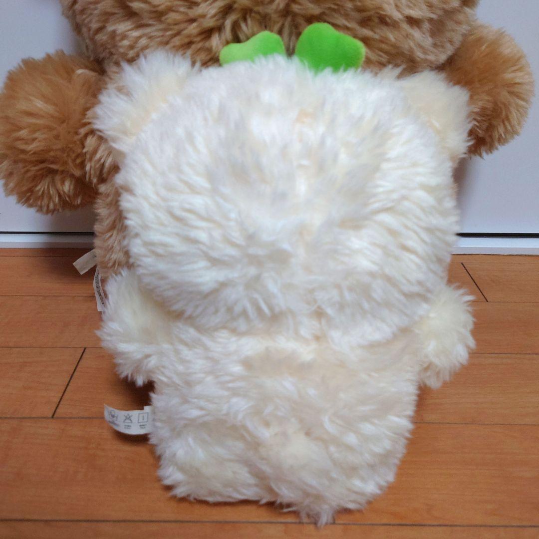 25日まで限定価格！　Babythree　1000%　茶色　くま親子　レア目