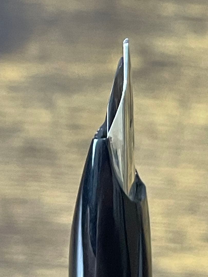 未使用　1980年代　シール付　竹と雉　白金　万年筆 18金　細字　コンバーター