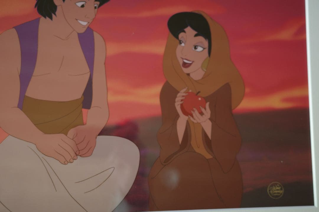 アラジン＆ジャスミン【Sunset Romance】サンセットロマンス　セル画