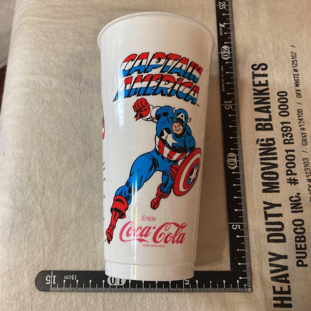 USA ドリンクプラカップ キャプテンアメリカ コカコーラ セブンイレブン
