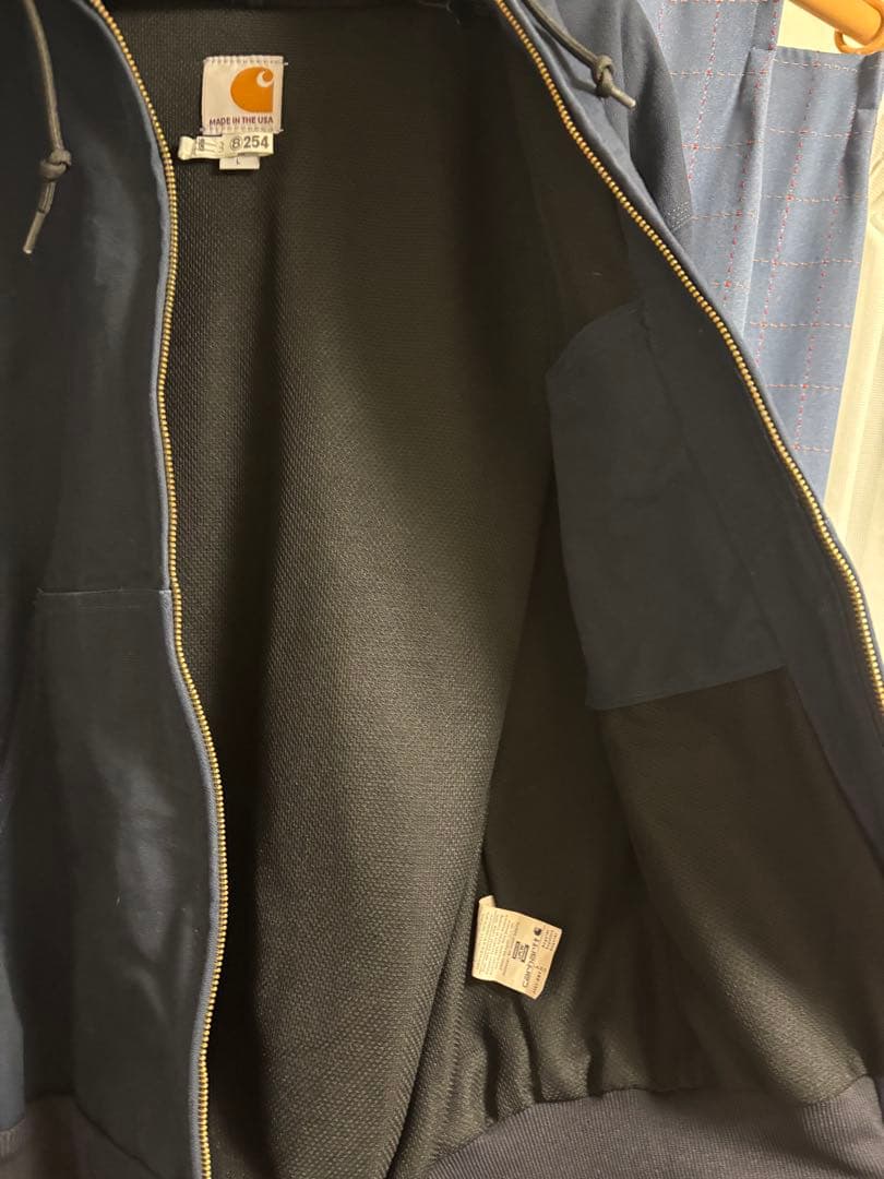 Carhartt フルジップパーカー Lサイズ ダークグレー