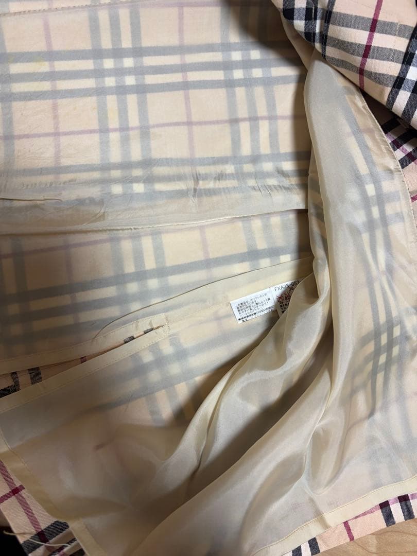 Burberry バーバリーノバチェックプリーツスカート ベージュ　Mサイズ