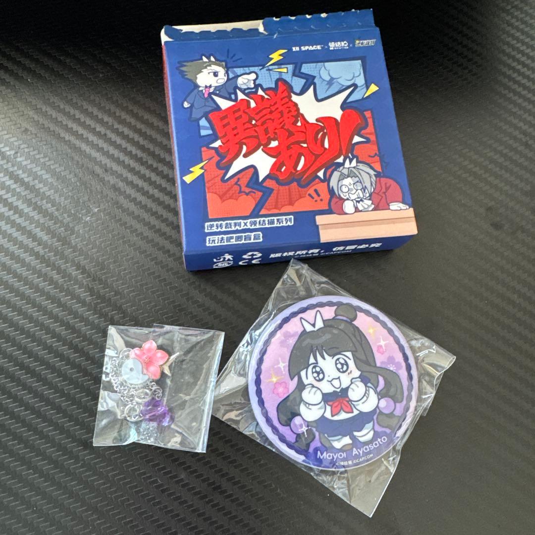 逆転裁判 中国 中華 领结猫コラボ 綾里真宵 缶バッジ - メルカリ