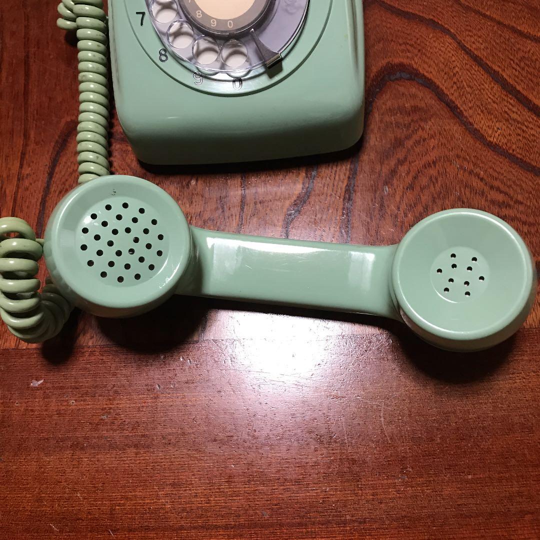 レトロ電話 ダイヤル式 電話機 モジューラジャック - メルカリ