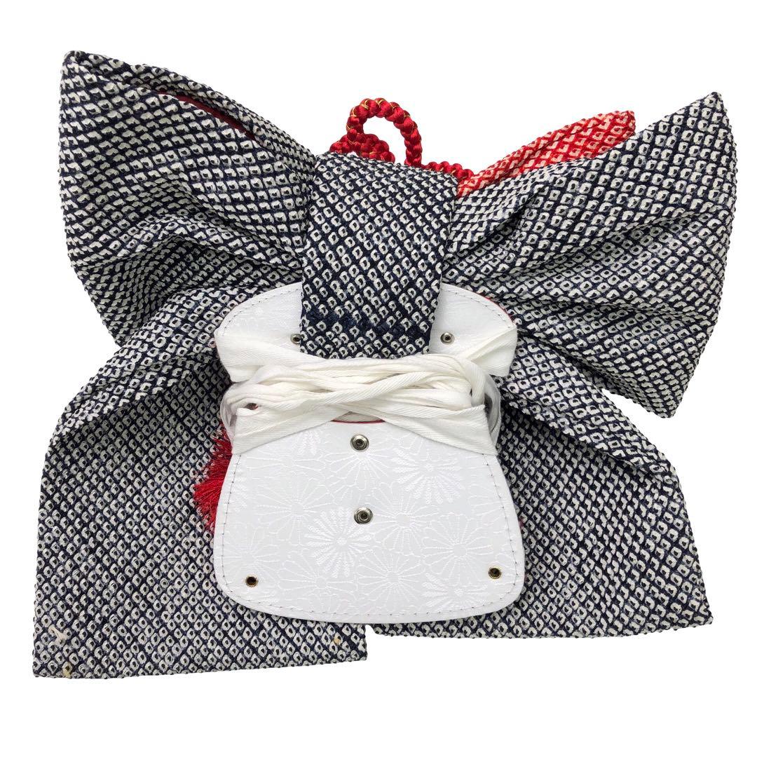 子供着物 子供帯 作り帯 七五三 3歳 総絞り パール 金糸 CO-8129