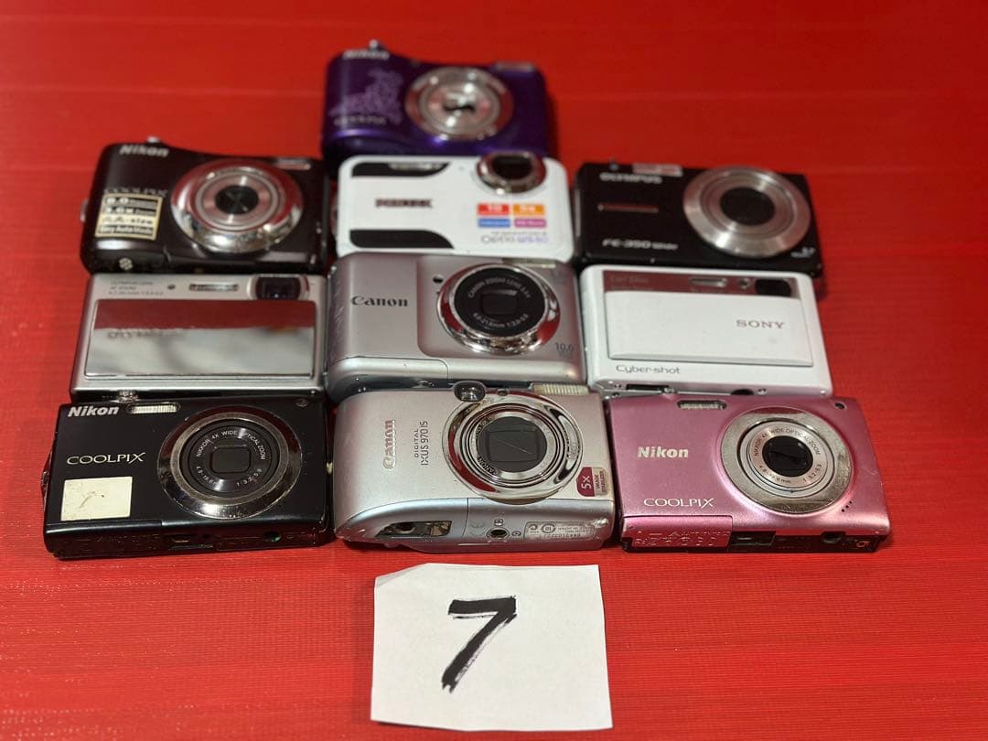 10台 デジカメラ まとめ【動作未確認ジャンク扱】⑦ - メルカリ