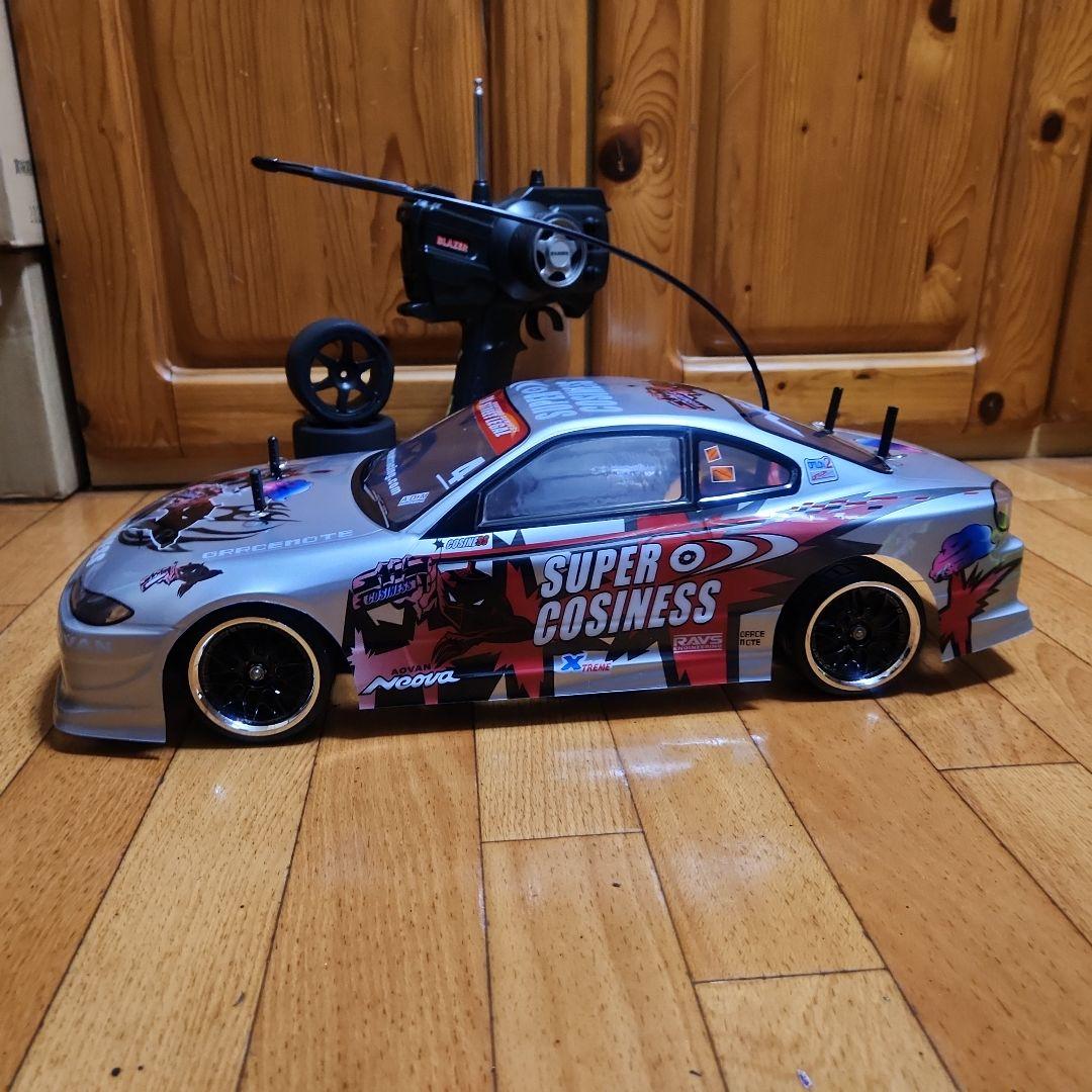 ■専用■　タミヤ ドリフト ラジコン フルセット　TA02　　シルビア　ボディ