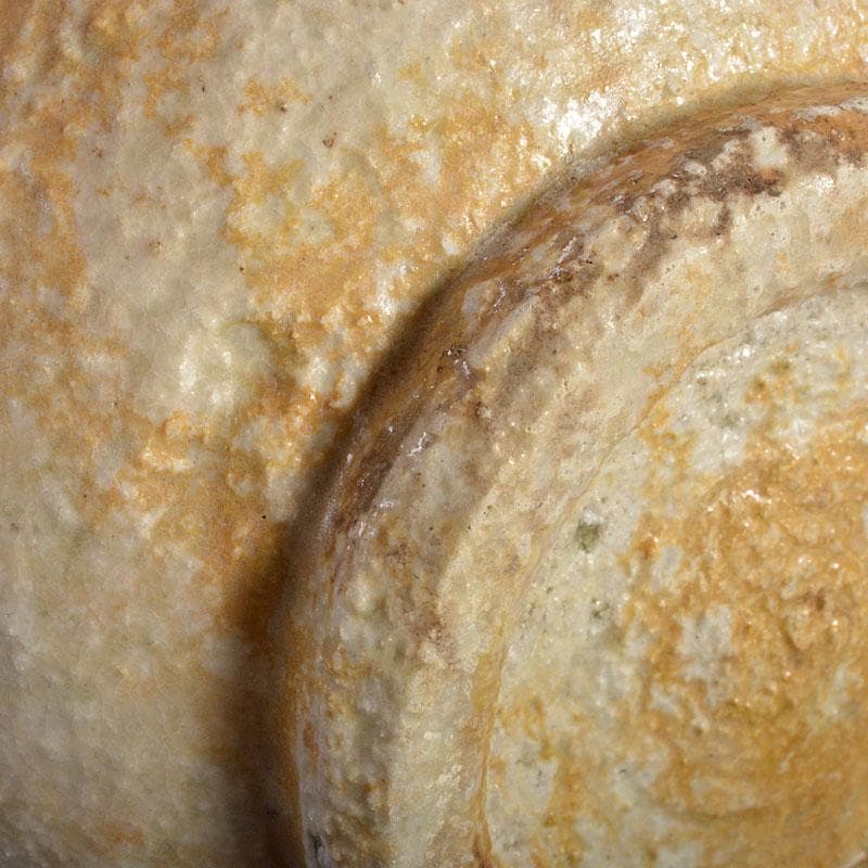 信楽焼　星野亨斉造　窯変壺　共布共箱　N　6743C