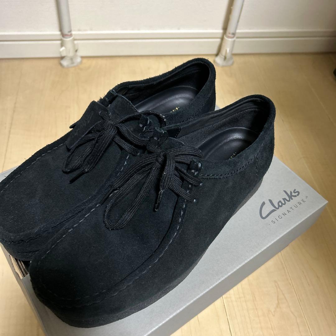 クラークス　ワラビー　Clarks wallabee ブラック26.5