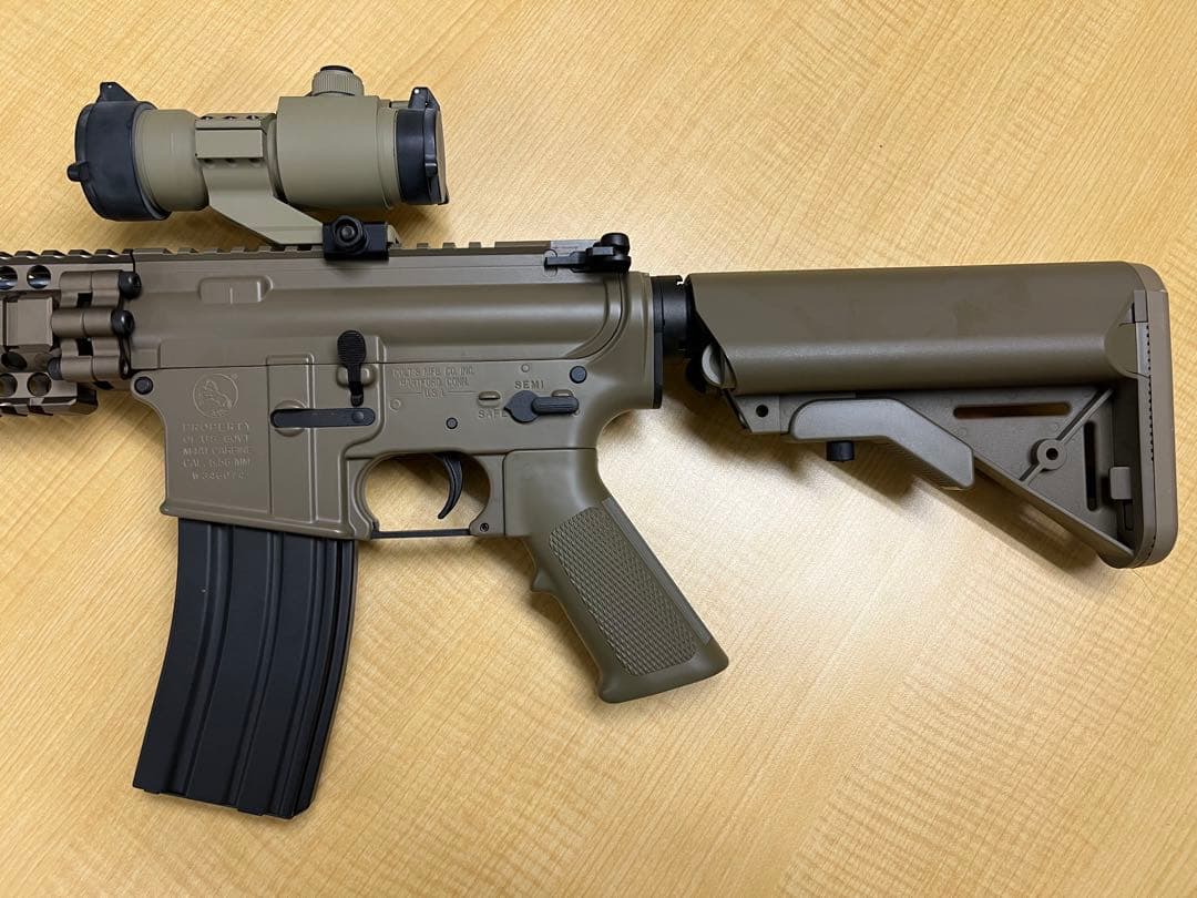 レシーライフル　希少タンカラー美品　トイガン　バッテリー有